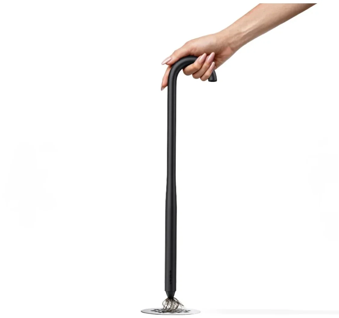Long-handled care product and grip