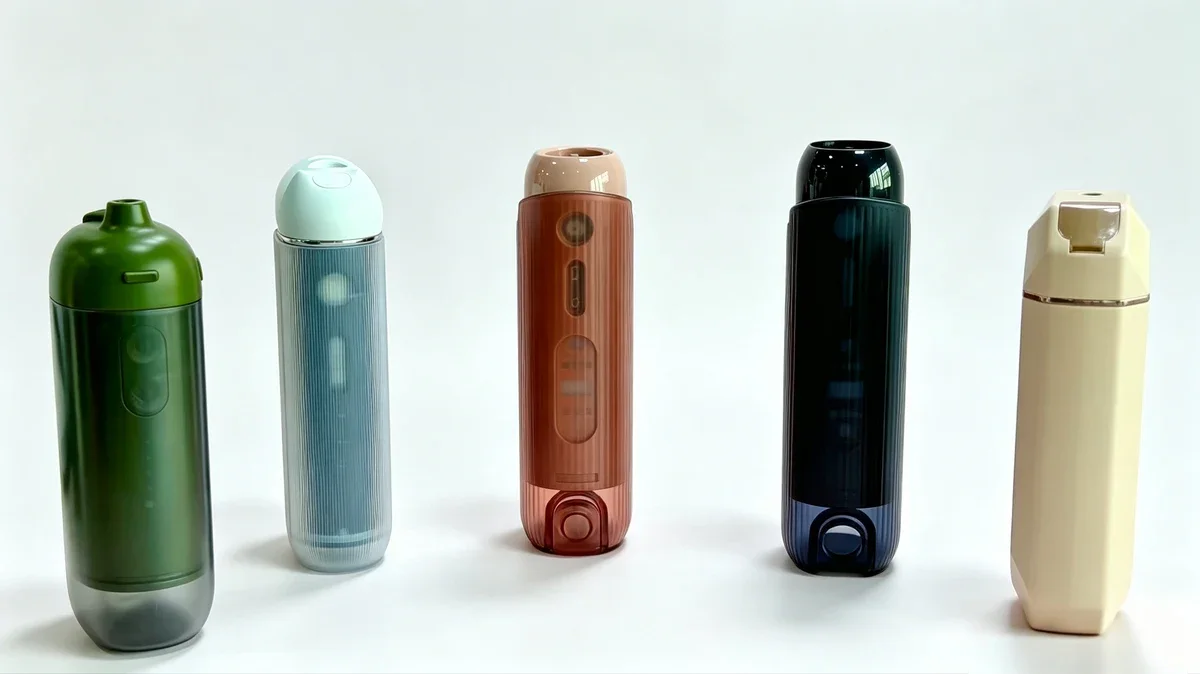Five multi-color personal care product housings
